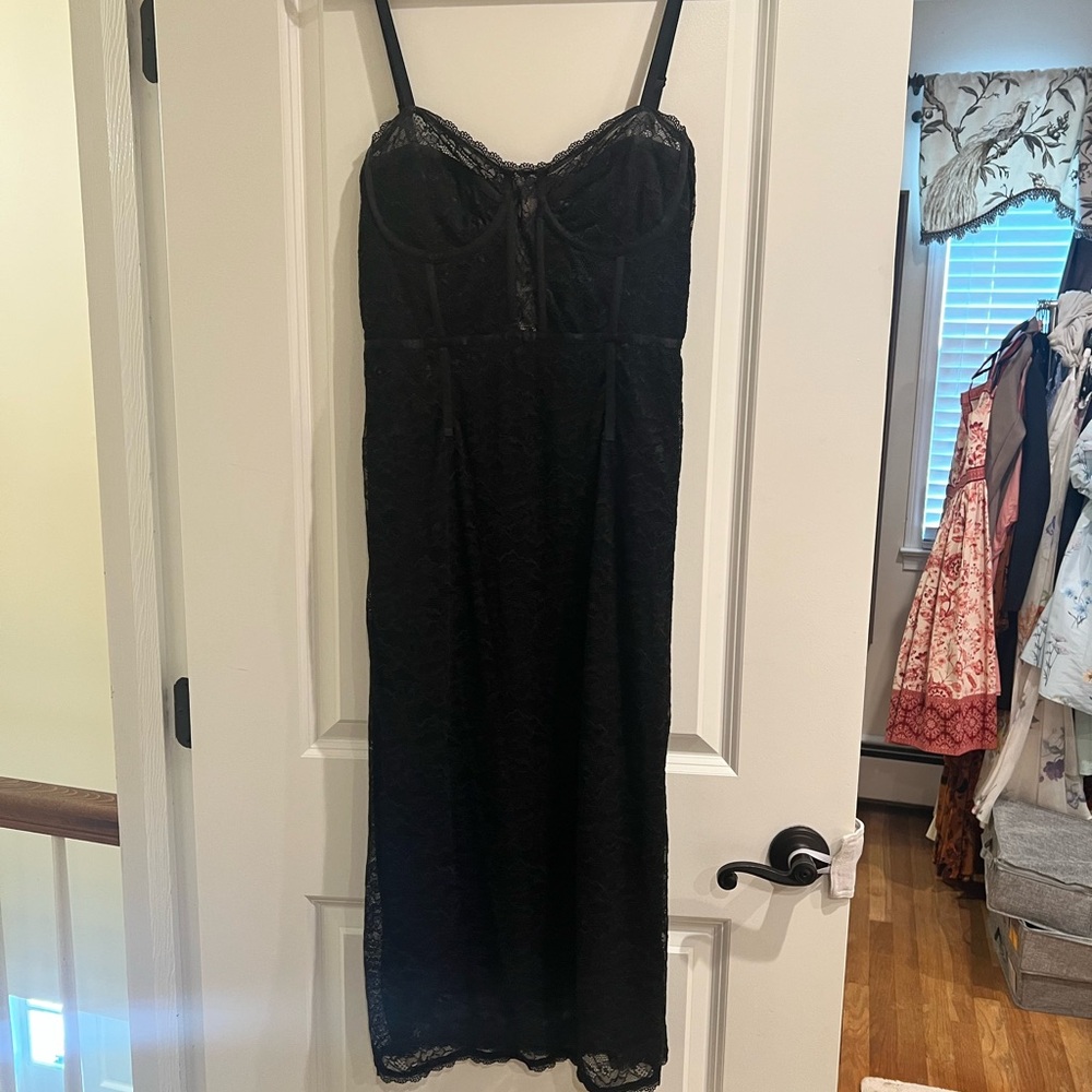 Jonathan Simkhai Black Lace Dress